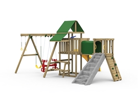 Varsity Gold Playset front view