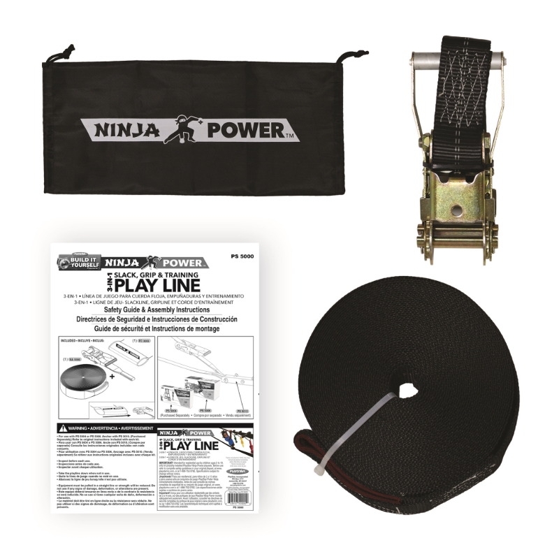 Ninja 3 in 1 Play Line | Ninja Slack Line for Kids