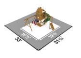Picture of Contender Gold Playset - BIY Kit Only (No Wood)