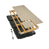 Picture of Wood Frame Floating Dock w/Resin Top