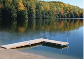 Picture of Wood Frame Stationary Dock w/Resin Top