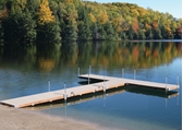 Picture of Wood Frame Stationary Dock w/Resin Top