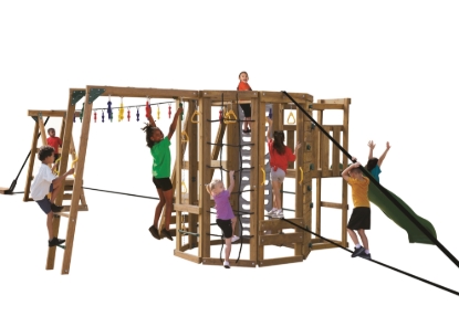 Picture of Ninja Power Tower Silver Playset - Lumber Purchased Separately