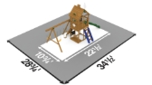 Picture of Legacy Bronze Playset - BIY Kit Only (No Wood)