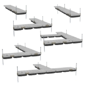 Picture of Aluminum Floating Dock w/ Signature Sure Step Top