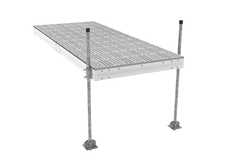 Picture of Aluminum Stationary Dock w/ Signature Sure Step Top