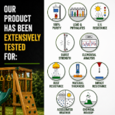 Picture of Arcadia KT 8203 Grand Adventure Swing Set