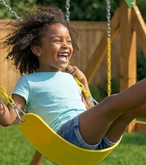 Child on Swing